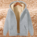 Men's Winter Jackets Fleece Lined Hooded Thermal Zip Up Coat