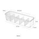 Transparent Data Cable Organizer Case With Lid Dustproof Card Storage Box