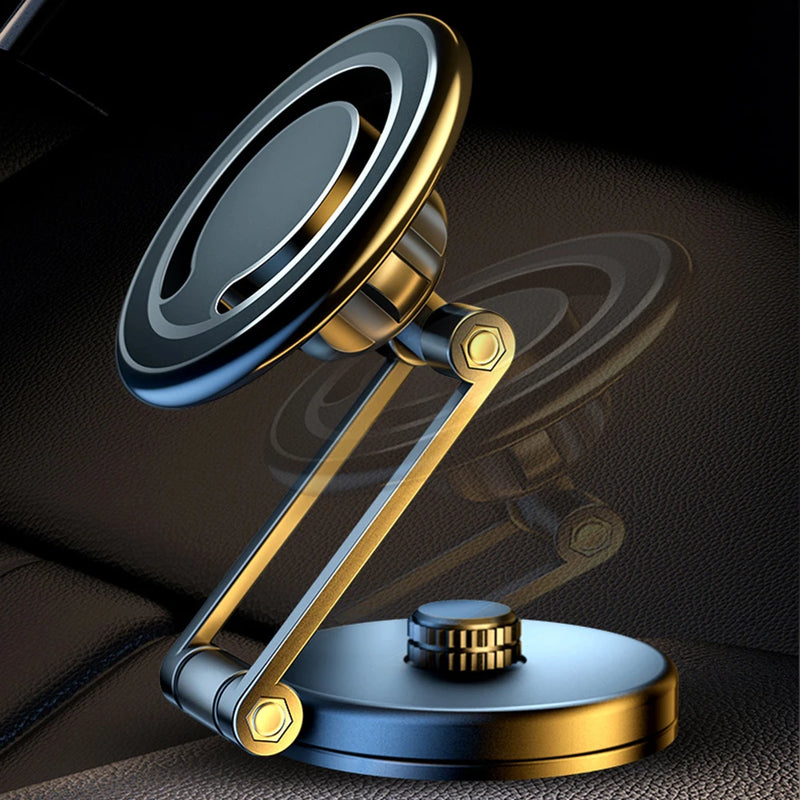 Magnetic Car Phone Holder Universal Foldable Stand 360 Degree Rotation