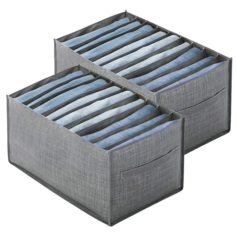 Clothes Organizer Storage Box For Trousers Jeans Underwear Socks Cabinet