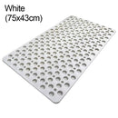 Anti Slip Bath Mat With Drain Holes Antibacterial Rubber Shower Mat