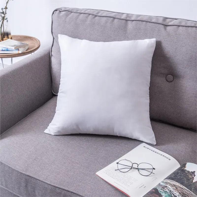 Standard White Bounce Back Pillow Cushion Core For Sofa Car Seat