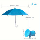 Mini Umbrella For Smartphone With Suction Cup Anti-Glare Sunshade Cover