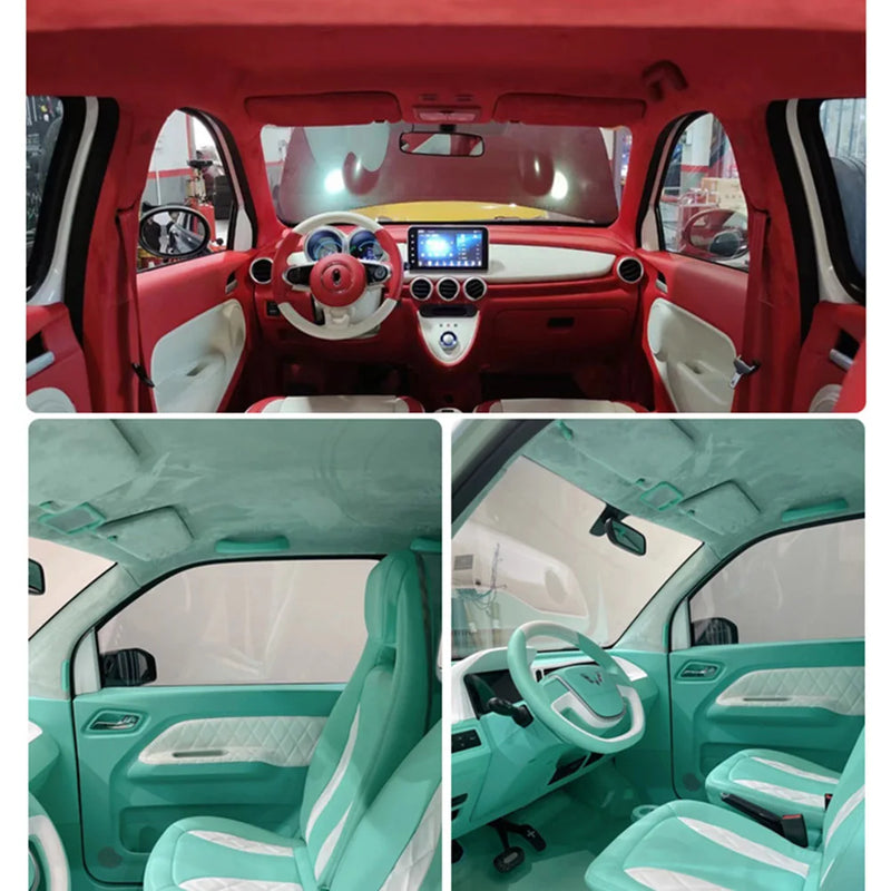 Self Adhesive Suede Fabric Sheet Rolls For Car Interior Jewelry Box Wrap