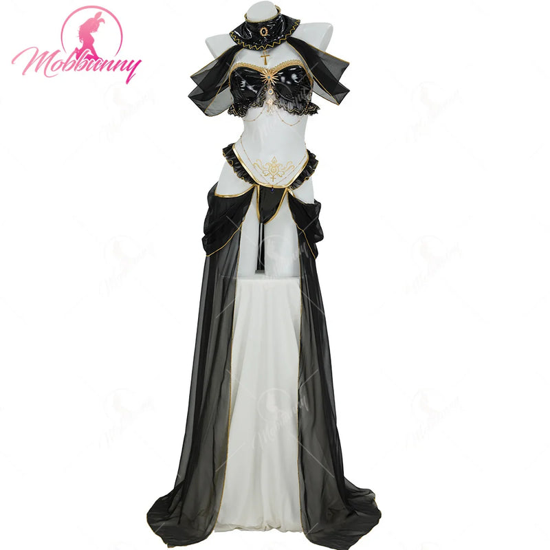 MOBBUNNY Anubis Sexy Lingerie Set Cutout Backless Top Panty Skirt