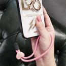 Mobile Phone Strap Adjustable Colorful Heart Wrist Elastic Lanyard