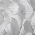 Pleated Fabric Soft Polyester Textile For Wedding Decor Sewing