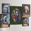 Lonely Castle In The Mirror Poster Retro Kraft Paper Wall Art