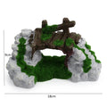 Fish Tank Artificial Bridge Resin Aquarium Landscape Decoration Accessory