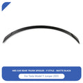 Tesla Model Y Rear Spoiler Carbon Fiber ABS Trunk Wing Lip