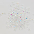 100PCS 4MM Shiny Faceted Austria Crystal Beads For Jewelry Making