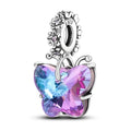 925 Silver Charm Pendant Animal Firefly Butterfly Dragonfly Beads