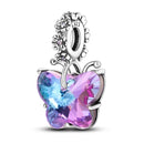 925 Silver Charm Pendant Animal Firefly Butterfly Dragonfly Beads