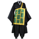 Geto Suguru Cosplay Costume Black Blue Kimono School Uniform