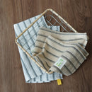 Japanese Retro Stripe Tablecloth Placemats Insulation Pad Home Decor