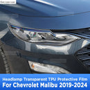 Chevrolet Malibu Headlight Protective Film Transparent Exterior TPU Cover