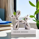 Ceramic Balloon Dog Sculpture Nordic Home Office Table Decoration