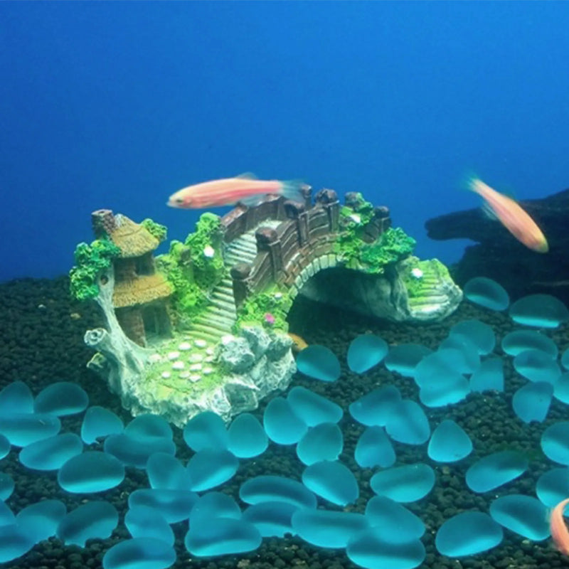 Fish Tank Artificial Bridge Resin Aquarium Landscape Decoration Accessory