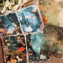 DIY Scrapbook Decoration Paper Set With Fantasy Forest Papers Stickers