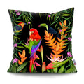 45x45CM Tropical Plant Parrot Sofa Cushion Cover Set Decorative