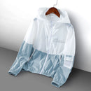 Waterproof Hooded Jacket Men Women Quick Dry Sun Protection Windbreaker