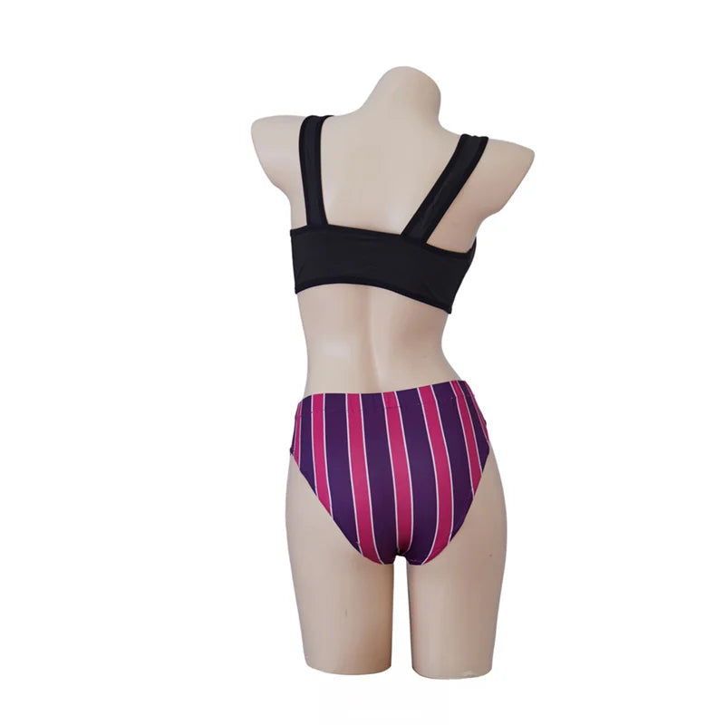 Jinx Sexy Swimsuit Cosplay Costume Summer Bikini Party Outfit
