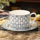 European Ceramic Coffee Cup Set With Plates And Gift Box
