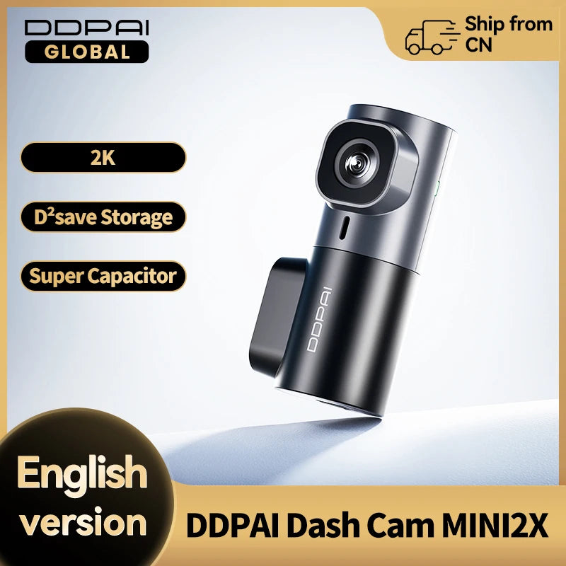 DDPAI MINI2X 2K Dash Cam With Wifi ADAS Night Vision Parking Monitor