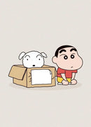 Shinchan Canvas Wall Art Cute Cartoon Kids Bedroom Decor Poster