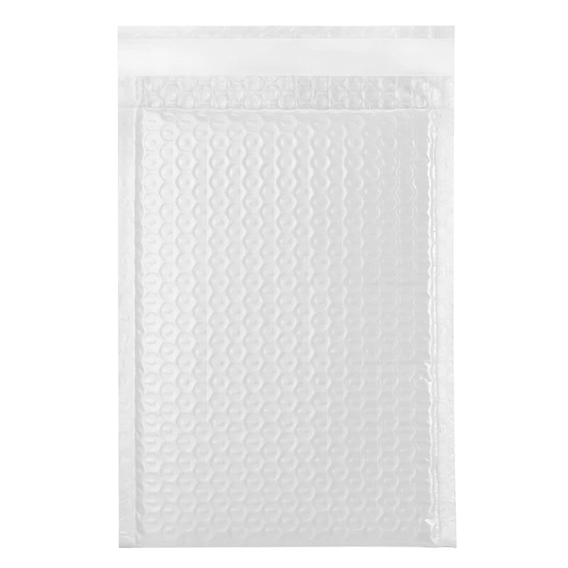10Pcs White Bubble Mailer Envelope Self Seal Shipping Bags