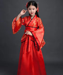 Girls Kimono Dress Traditional Chinese Japanese Style For Dance And Chorus