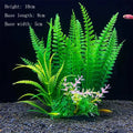 Artificial Aquarium Plants Green Plastic Underwater Fish Tank Decor