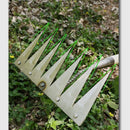 Carbon Steel Garden Hand Rake With 4 To 7 Teeth For Soil Loosening