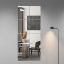 4pcs Mirror Wall Sticker Acrylic Self-adhesive Soft Plastic Sheets