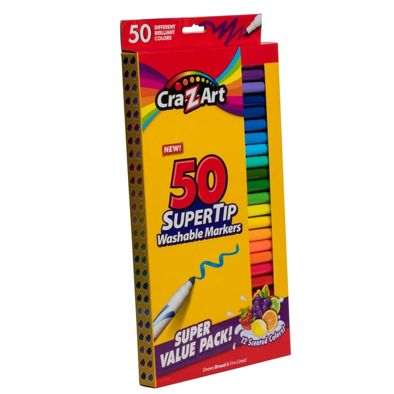 Cra-Z-Art Washable Markers 50 Count Scented Colors For School