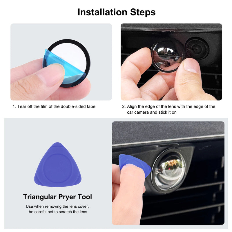 Tesla Front Bumper Camera Lens Guard Protector For Cybertruck Model Y S 3