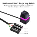 Desktop Computer Power Switch RGB Backlight Mechanical Key Button