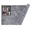 Kitinjoy Heat Resistant Placemats Waterproof Faux Leather Table Mats Easy Clean