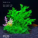 Artificial Aquarium Plants Green Plastic Underwater Fish Tank Decor
