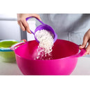 10 Pcs Rainbow Mixing Bowls Set Nesting Stackable Measuring Cups
