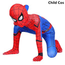 Kids Spider Superhero Costume Spandex Jumpsuit Halloween Party Set