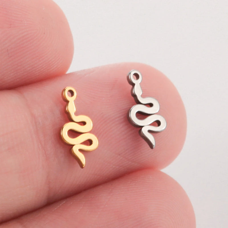 5pcs Stainless Steel Tree Of Life Charms For Jewelry Crafting