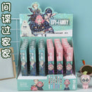 36pcs Anime Spy×Family Gel Pen 0.5mm Black Ink Cartoon Set