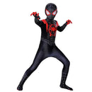 Kids Spider Superhero Costume Spandex Jumpsuit Halloween Party Set