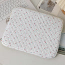Quilted Laptop Sleeve Case Protective Cover For 11 To 15 Inch Laptops