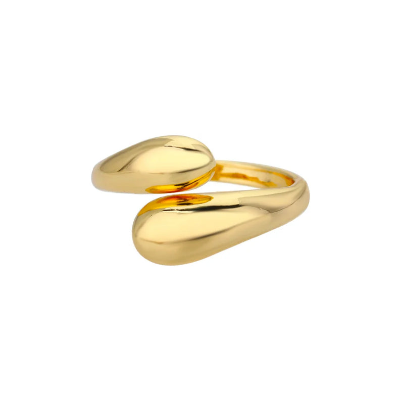 316L Stainless Steel Rings For Women Gold Color Classic Wedding Couple Rings