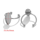 10pcs Adjustable Stainless Steel Ring Settings Blank Base For Jewelry