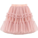 Girls Tutu Dress Mid-length Birthday Party Dance Princess Skirt