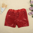 Toddler Birthday Shorts Sparkly Sequins Elastic Waist Party Pants