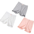 3 Pcs Girls Safety Pants Summer Shorts Cute Bow Underwear Set
